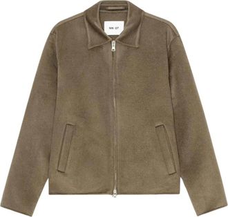 Nn.07 Chaqueta de Lana Doubleface - Jackets - Hombre - Marr&oacute;n - XL