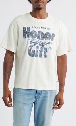 Honor The Gift LA Cotton Graphic T-Shirt in White at Nordstrom Rack, Size X-Large