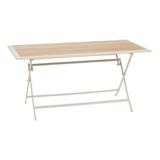 Hesperide Mesa De Jard&iacute;n Plegable Azua 6 Plazas Beige 150x80cm - Hesp&eacute;ride
