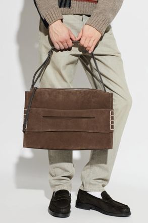 J.W.Anderson Shopper Bag Loafer, Mens, Brown