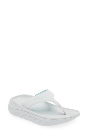 Hoka One One Ora Recovery Flip Flop in Cosmic Grey /Seafoam at Nordstrom, Size 10 Womens