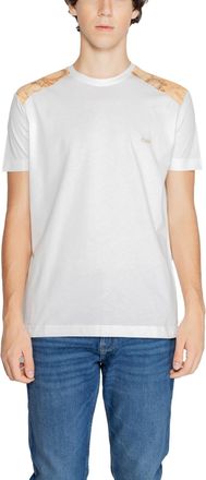 Alviero Martini 1A Classe Beige Cotton Round Neck Plain T-Shirt