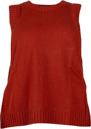 Gotha Top in cashmere - Marrone