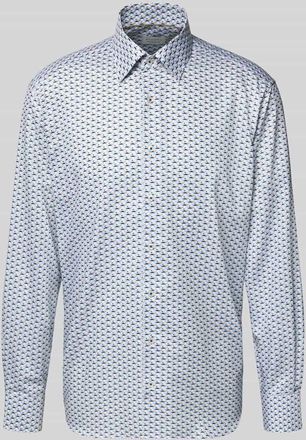 Eterna Regular Fit Business-Hemd mit Kentkragen in Weiss, Gr&ouml;&szlig;e 41