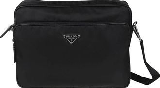 Prada Nylon Crossbody Bag - Heren - Schoudertassen - Zwart - ONE Size - Nylon - Tassen