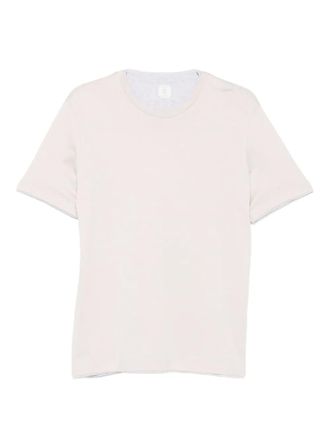 Eleventy cotton crew-neck T-shirt - men - Cotton - 3XL - Neutrals