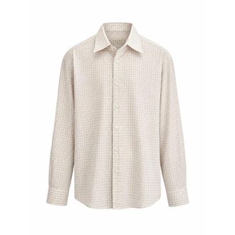 Paura Camicia a quadri - - Shirts - Uomo - Bianco - XL