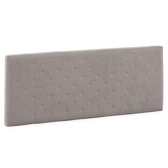 Marckonfort Cabecero Tapizado Perth 150x60 Cm Color Gris. Acolchado Con Espuma. Bordado Efecto Capiton&eacute;. 8 Cm De Grosor. Incluye Herrajes Para Colgar