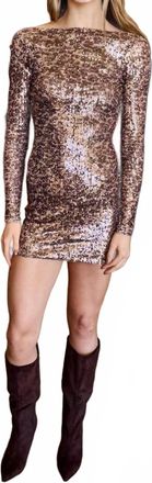 Olivaceous Jaycee Dress In Leopard