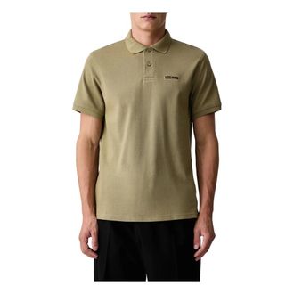 Barbour Polo Pin Badge Asia - - Tops - Uomo - Verde - L