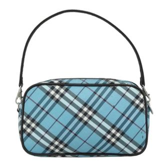 Burberry Pre-owned Nylon pouches - Dames - Vintage Handtas - Blauw - ONE Size - Nylon - Vintage