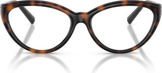 Tiffany & Co. 0tf2287u Cat-Eye Tortoiseshell Eyeglasses