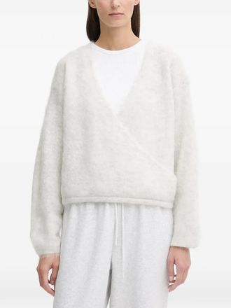 American Vintage Nuny V-neck sweater - Neutrals