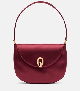 Savette Tondo Small satin shoulder bag