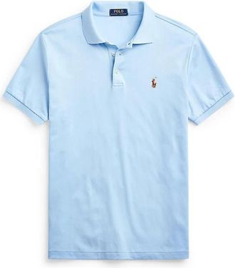 Polo Ralph Lauren Tops, Heren, Blauw, 2Xl, Blauw Polo Shirt met Pony Logo