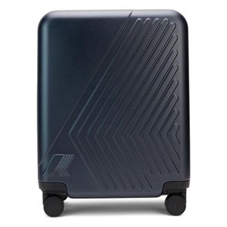 K-Way Eudoxie Logo Trolley - Heren - Koffers - Blauw - Maat: ONE Size Poliester