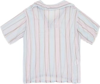 Edward Cuming PMP PRINTED MUSLIN PINK/BLUE BUTTON-DOWN SHIRT