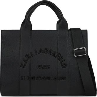 Karl Lagerfeld Borsa tote Rue St-Guillaume media - Nero
