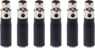 OEM Adaptador Convertidor De Se&ntilde;al De Alta Fidelidad Para 6 Conectores De Audio Xlr, De 3 Pines Macho A 4 Pines Hembra, Apto Para Micr&oacute;fonos