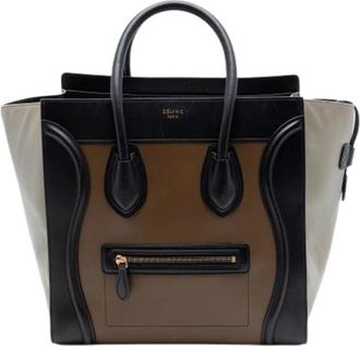 Celine Pre-owned Mini Luggage - Dames - Vintage Handtas - Veelkleurig - ONE Size - Leer - Vintage