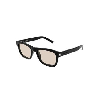 Saint Laurent Corner Angle Sunglasses - female - Saint Laurent - Sunglasses - Black - 52 MM - Accessories