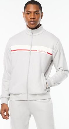 Sergio Tacchini Cursivo Track Jacket in Quiet Grey at Nordstrom, Size Xxx-Large