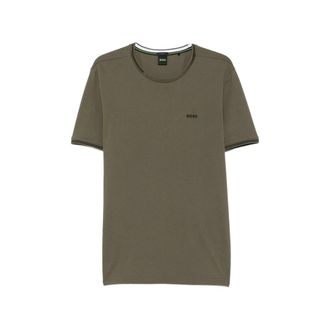 HUGO BOSS Logo-print Tipped T-shirt