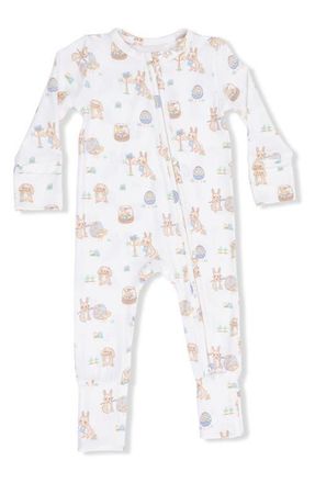Angel Dear Easter Egg Hunt Convertible Footie in Ivory at Nordstrom, Size 18-24M