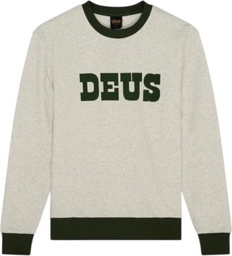 Deus Picklock Sweatshirt - Heren - Sweatshirts - Grijs - L - Katoen - Hoodies & sweatvesten