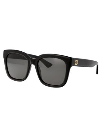 Gucci Womens Sunglasses Gg1338s Black-Smoke Black-Black-Smoke Injected Black/black/smoke