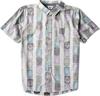 Vissla Mens Tropic Tiles Eco Shirt Khaki XXL
