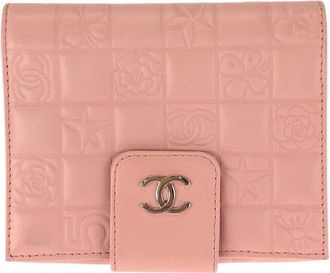 Chanel Vintage Icon Lambskin Compact Wallet (Authentic Pre-Loved)