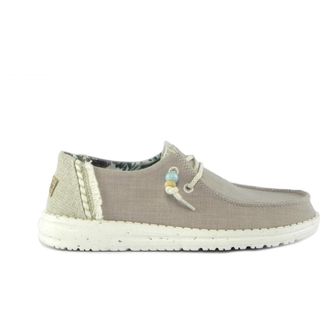 Hey Dude Laced Shoes, female, Pink, Size: 11 US Wendy Natural