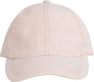 Bruno Magli Stripe Baseball Cap in Beige at Nordstrom Rack, Size Large/x-Large