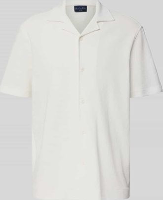 Christian Berg Regular Fit Freizeithemd mit Reverskragen in Offwhite, Größe 3XL