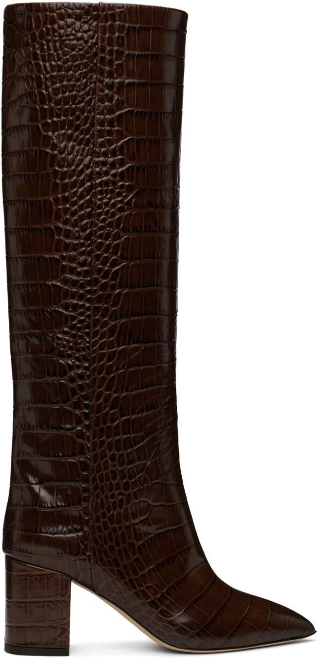 Cognac シューズ・サンダルその他 Hilda suede boots Texas Paris in