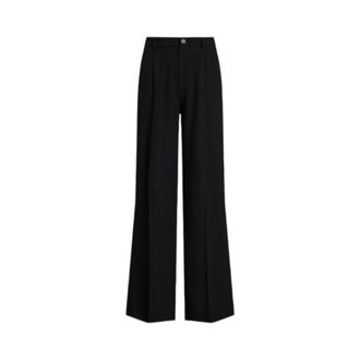 Ralph Lauren Pantalones Anchos Lauren - Trousers - Mujer - Negro - XL