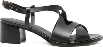 King Tartufoli 45 mm sandalen met gekruiste bandjes - Zwart