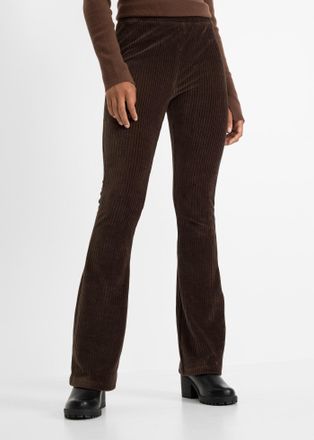 Bonprix Leggings BONPRIX, Damen, Gr. 32/34 (XS), N-Gr, dunkelbraun, Jersey, Obermaterial: 62% Baumwolle, 36% Polyester, 2% Elasthan, skinny fit, Hosen Legging