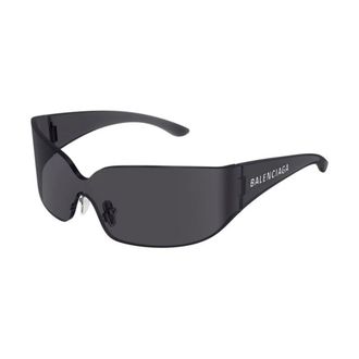 Balenciaga Sunglasses, unisex, Gray, ONE SIZE, Shield Sunglasses
