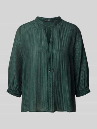 Zero Regular Fit Bluse aus Lyocell-Mix mit 3/4-Arm in Dunkelgruen, Gr&ouml;&szlig;e 38