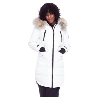 Alpine North UKON - Vegan Down Drawstring Winter Parka in Cream at Nordstrom, Size X-Small