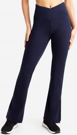 Danskin Slit Flare Pant In Neo Navy