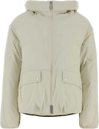 Herno Nylon Down Jacket - Dames - Gewatteerde jassen - Wit - XS - Nylon - Jassen