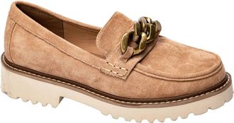 Corkys Footwear Womens Faux Suede Literally Loafers In Camel Faux Suede