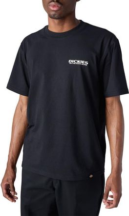 Dickies Burns Logo Cotton Graphic T-Shirt in Black at Nordstrom, Size Medium