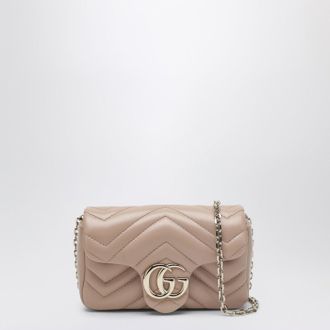 Gucci Mini GG Marmont shoulder bag in pale pink