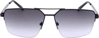 Guess Smoke Gradient Navigator Mens Sunglasses GF00043 01B 59