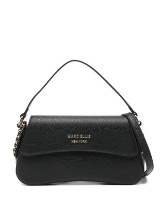Marc Ellis chain-details cross-body bag - women - Polyurethane/Polyester - One Size - Black