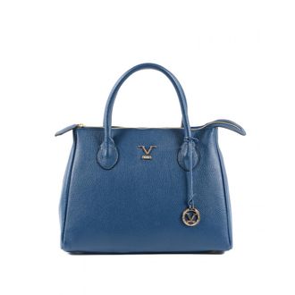 19V69 Womens Ladies 19V69 Handbag - Blue Leather - One Size